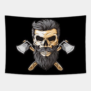 Skull and Axes Tapestry