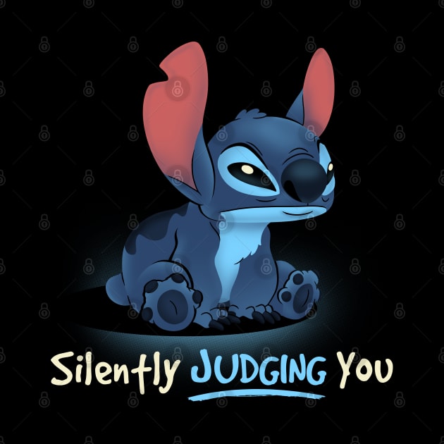 Stitch Silently Judging You by Digital Magician
