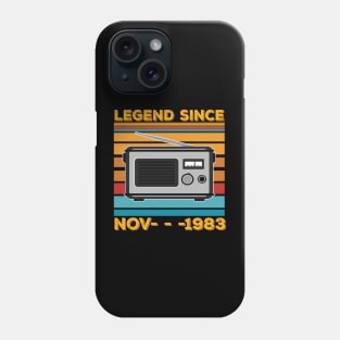 Legend Since 1983 Birthday 40th Nov Phone Case