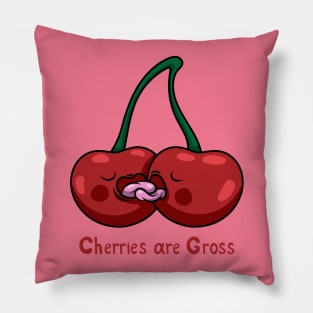 Cherries Are Gross Pillow