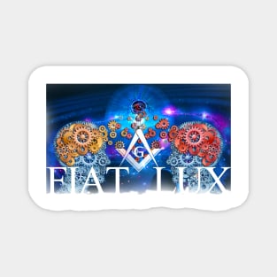 Fiat Lux in the exchange of ideas Light is created Magnet