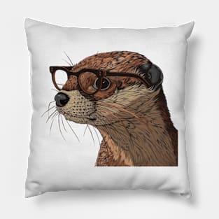 The Scholarly Weasel Pillow