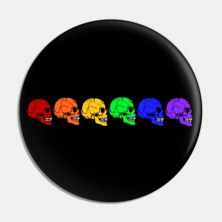 Gay Skulls Pin