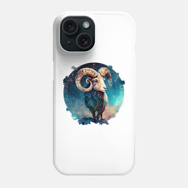 Aries Zodiac Sign Phone Case by Sarahmw