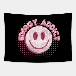 Energy Addict Smiley in Pink Tapestry