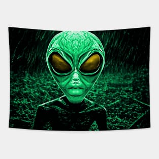 Planet X Aliens Sci-Fi NFT Collection Tapestry