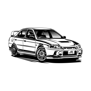 EUROBEAT INTENSIFIES - Lancer Evolution IV CN9A full-body version T-Shirt