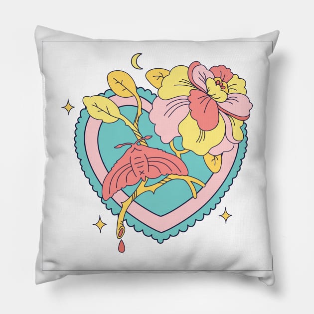 Stolen Rose Pillow by Paolavk