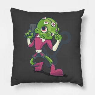 Old Timey Bainiac Pillow