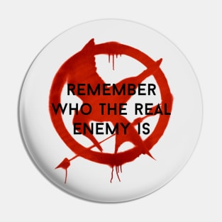 Remember Who The Real Enemy Is Pin