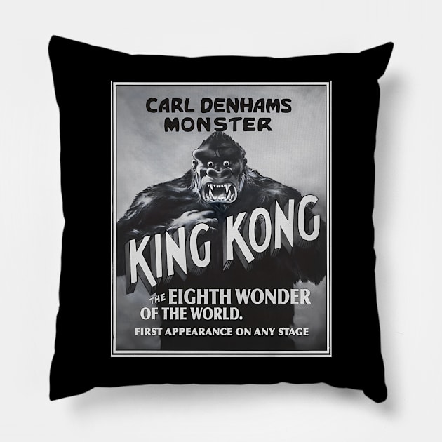 King Kong 8th Wonder of the World from Son of Kong Pillow by woodsman