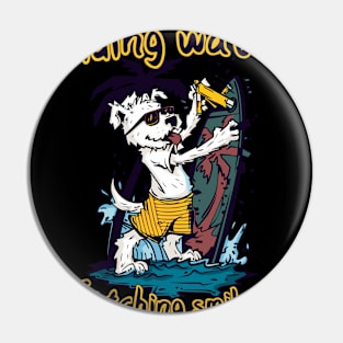 Dog surf 96014 Pin