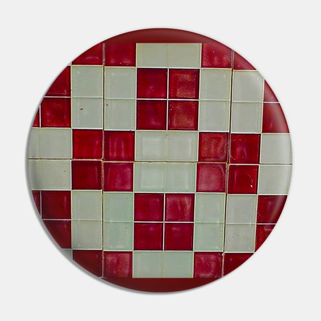 Red and white glazed tiles Pin by Marccelus