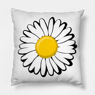 Daisy Flower Pillow