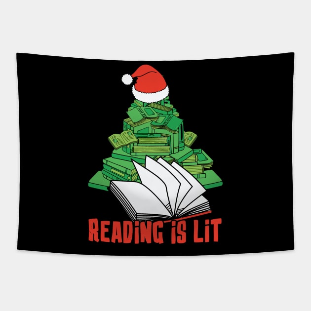 Reading is lit Tapestry by MZeeDesigns