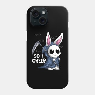 Grim Reaper Rabbit - Kawaii Pastel Goth Phone Case