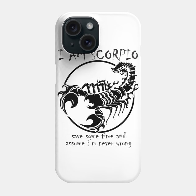 Scorpio Phone Case by CandD