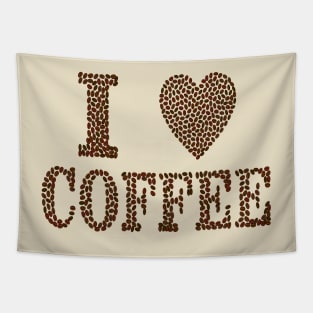 I Love Coffee Tapestry