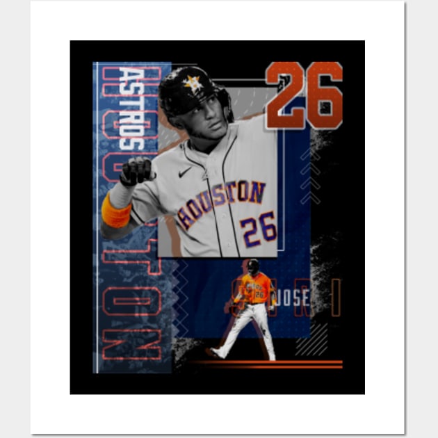 Rinkha Jose Siri Baseball Paper Poster Astros 2 T-Shirt