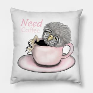 Need Coffee Pillow