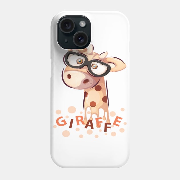 Giraffe Cute Kawaii Phone Case by ProjectX23