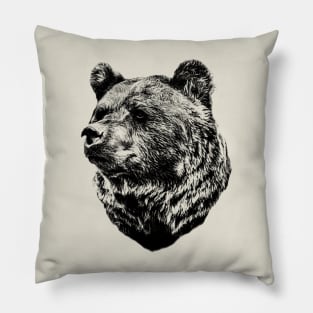 Brown bear Pillow