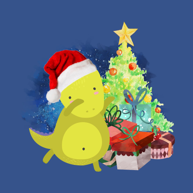 Discover T-Rex: a Dinosaur Christmas - Dinosaur Christmas - T-Shirt