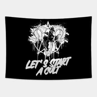 Let's Start A Cult Tapestry