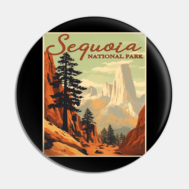 Sequoia National Park Pin by Schalag Dunay Artist