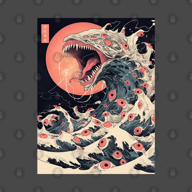 Vintage japanese sea monster 7 by obstinator