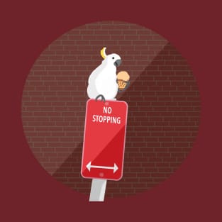 No Stopping Cockatoo Icecream T-Shirt