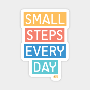 Small Steps Every Day Magnet