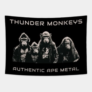 Thunder Monkeys - Authentic Ape Metal Tapestry