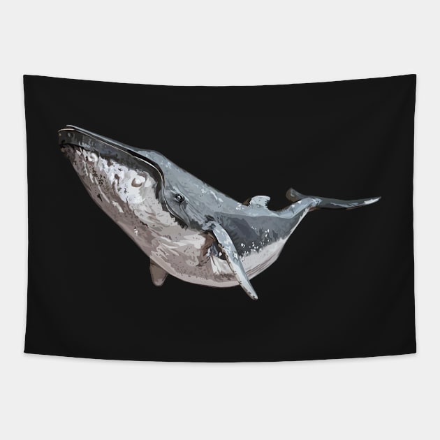 Humpback Whale Tapestry by obscurite