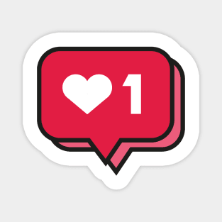 Like notification sticker Magnet