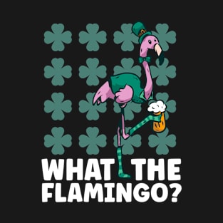 WTF Irish Flamingo For St Patricks Day T-Shirt