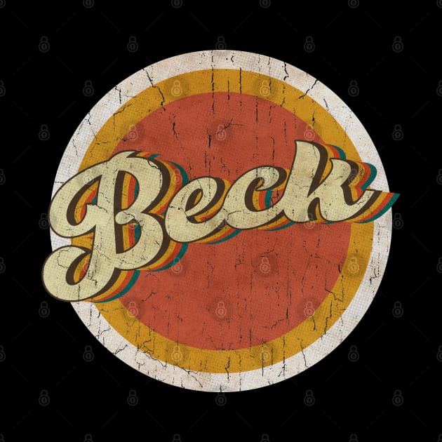 circle vintage Beck by KewanAlasStore