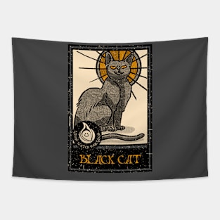 Black Cat Tapestry