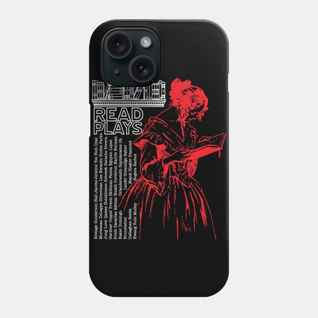 Read Plays Phone Case by CafeConCawfee