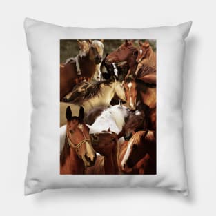 Horses Pillow