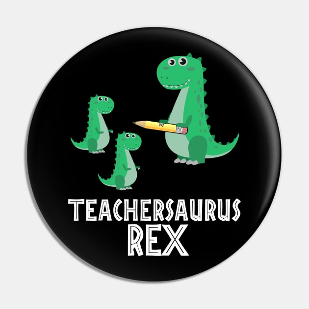 T-Rex Trend Tee TEACHER-SAURUS Rex T-Shirt T-Rex Dinosaurs Pin by JensAllison