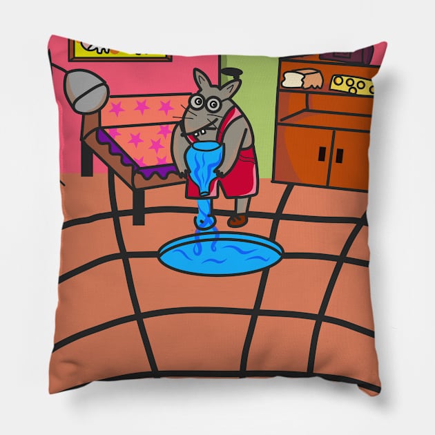 Home sweet home Pillow by Sshirart