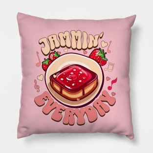 Strawberry Jammin Everyday Pillow