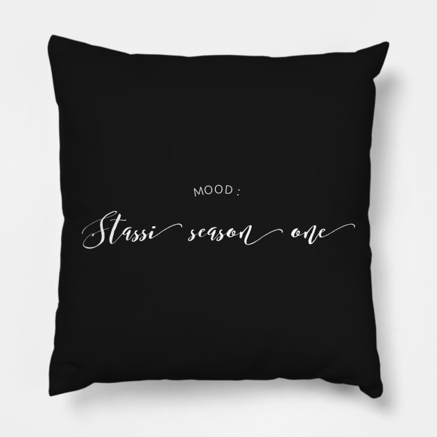 Mood: Stassi Season one - Homage to Stassi from Pump Rules Pillow by mivpiv