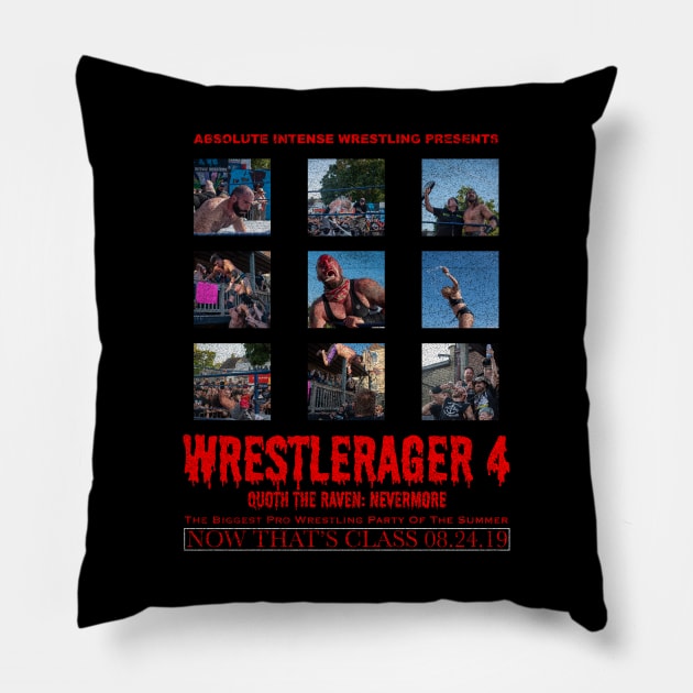 AIW WRESTLERAGER 4 Pillow by michaelporter98