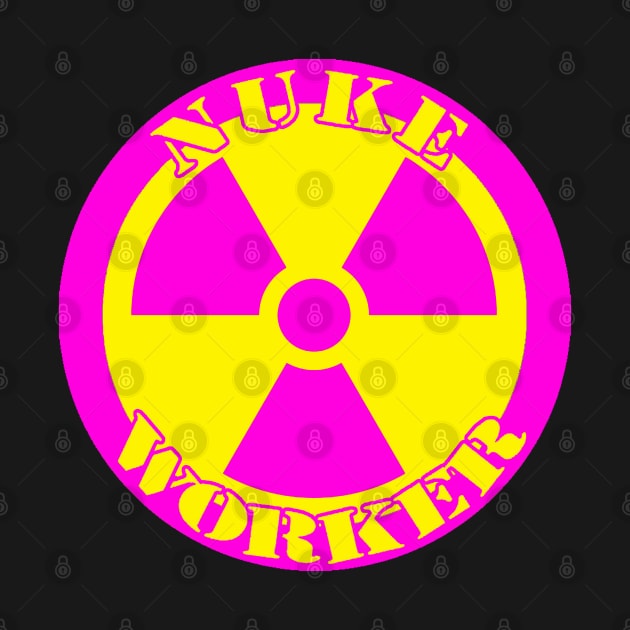 Nuclear Worker by  The best hard hat stickers 