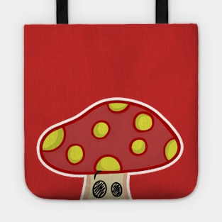 Cute Cartoon Mushroom T-Shirt Tote