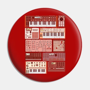 Synthesizers and Electronic Music Instruments Pin