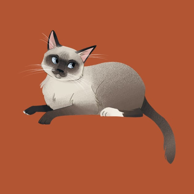 Siamese Cat by PastelShark