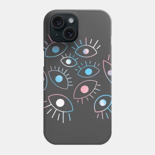 Eyes of the Void - Trans Pride Phone Case